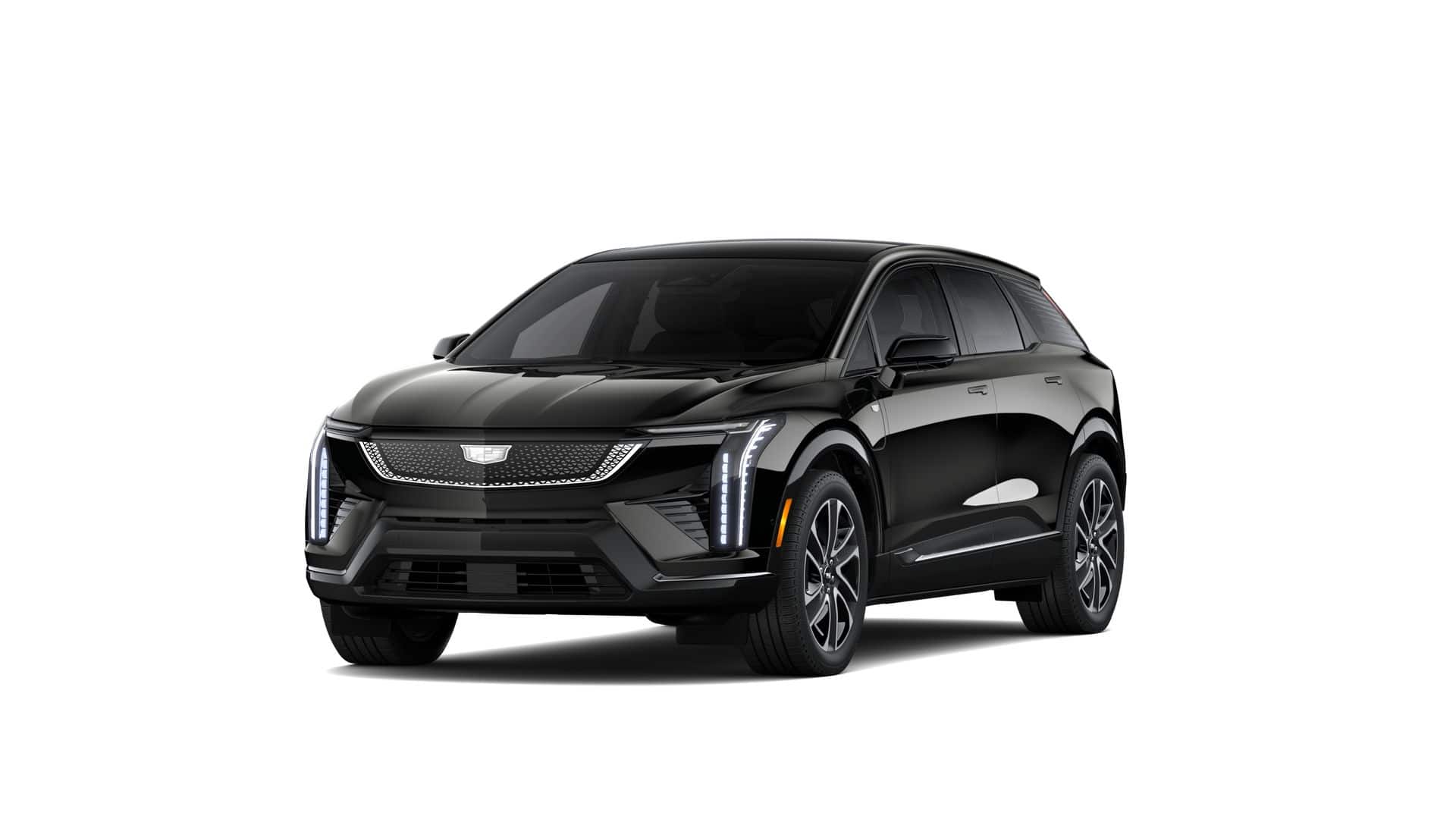 2026 Cadillac OPTIQ Premium Sport in Black Raven — front three-quarter view